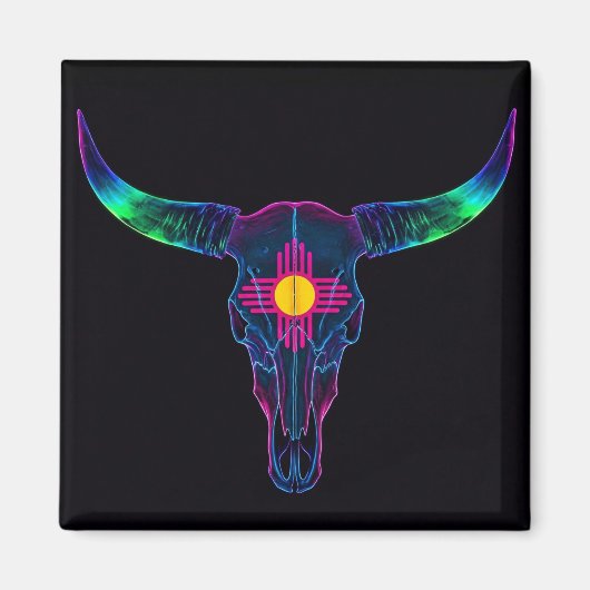 Neon Steer Magnet (Vorne)