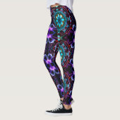 Neon Sternexplosion Kaleidoskop Leggings (Links)