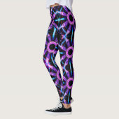 Neon Sternexplosion Kaleidoskop Leggings (Links)