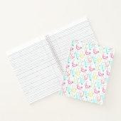 Neon Stethoscope Pattern Notizblock (Innenseite)