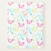 Neon Stethoscope Pattern Planer (Rückseite)