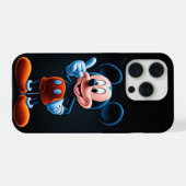 Neon-Stil Süße Maus iPhone Hülle (Rückseite (Horizontal))