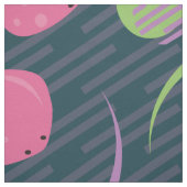Neon Stingray Wiederholungsmuster Stoff (Muster)