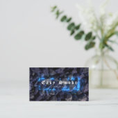 Neon Stone Vape Shop Business Card Visitenkarte (Stehend Vorderseite)