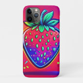 Neon Strawberry Pop Case-Mate iPhone Hülle (Rückseite)