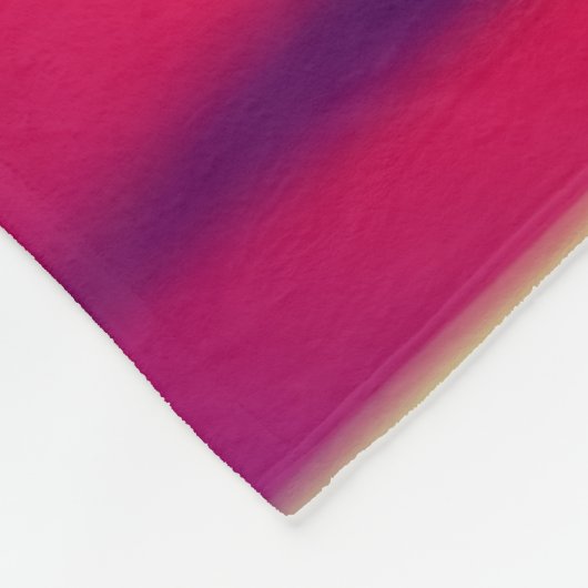 Neon Strawberry Pop Fleecedecke (Ecke)