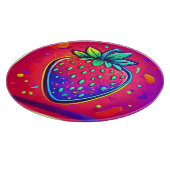 Neon Strawberry Pop Schneidebrett (Ecke)