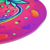 Neon Strawberry Pop Schneidebrett (Ecke)