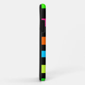 Neon-Streifenmuster Case-Mate iPhone Hülle (Hinten/Rechts)