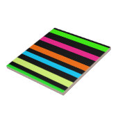 Neon-Streifenmuster Fliese (Seite)