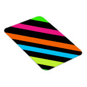 Neon-Streifenmuster Magnet (Rechte Seite)