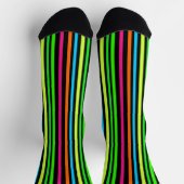 Neon-Streifenmuster Socken (Oben)