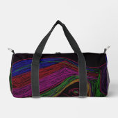 Neon String Lights Silhouette Duffel Bag Duffle Bag (Vorderseite)