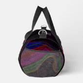 Neon String Lights Silhouette Duffel Bag Duffle Bag (Rechts)