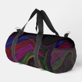 Neon String Lights Silhouette Duffel Bag Duffle Bag (Rechte Ecke)