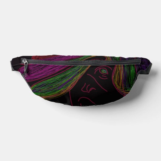 Neon String Lights Silhouette Fanny Pack Bauchtasche (Ablage )