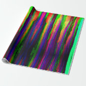 Neon Strip Wrapping Paper Geschenkpapier (Ungerollt)