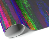 Neon Strip Wrapping Paper Geschenkpapier (Rolleneckpunkt)