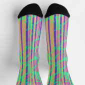 Neon Stripe Socken (Oben)
