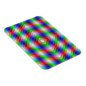 Neon Stripes Foto Magnet (Rechte Seite)