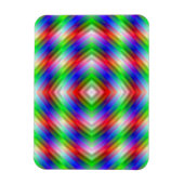 Neon Stripes Foto Magnet (Vertikal)