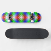 Neon Stripes Skateboard (Horizontal)