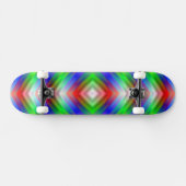 Neon Stripes Skateboard (Horizontal)