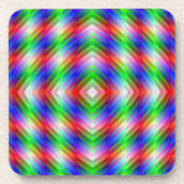 Neon Stripes Untersetzer (Vorderseite)