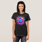 Neon Style-Blume T-Shirt (Vorne ganz)