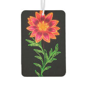 Neon Stylized Blume Autolufterfrischer (Rückseite)