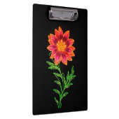 Neon Stylized Blume Klemmbrett (Rechts)