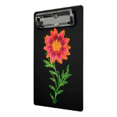 Neon Stylized Blume Mini Klemmbrett (Gewinkelt2)