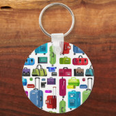 Neon Suitcases Schlüsselanhänger (Vorderseite)