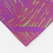 Neon Summer Lila Palms Fleecedecke (Ecke)