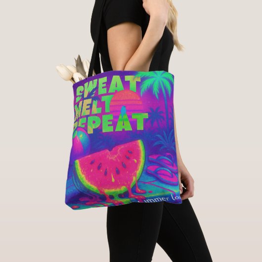 Neon Summer Retro Future Tropical 80er Tasche (Von Nahem)