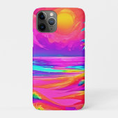 Neon Sun & Beach Bliss Case-Mate iPhone Hülle (Rückseite)