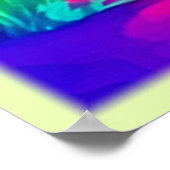 Neon Sun & Beach Bliss Poster (Ecke)