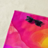 Neon Sun & Beach Bliss Strandtuch (Beispiel)