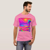 Neon Sun & Beach Bliss T-Shirt (Vorne ganz)