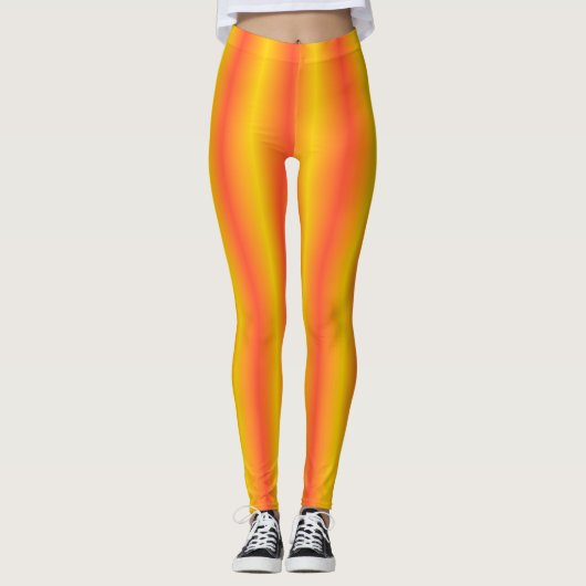 Neon Sunrise Leggings (Vorderseite)