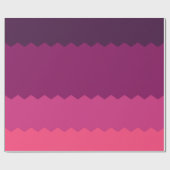 Neon Sunset Pattern Geschenkpapier (Flach)