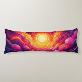 Neon Sunset Seitenschläferkissen
