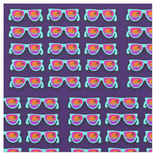 Neon Sunset Shades Stoff