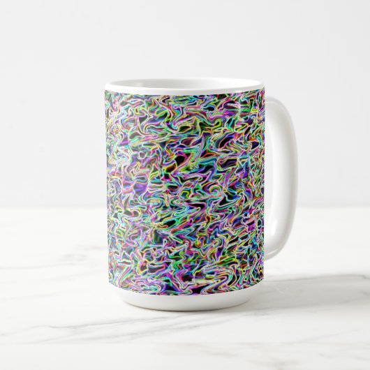 Neon Swirl 15oz Tasse (VorderseiteRechts)