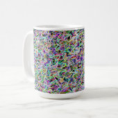 Neon Swirl 15oz Tasse (Vorderseite Links)