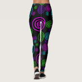Neon Swirl Leggings (Rückseite)