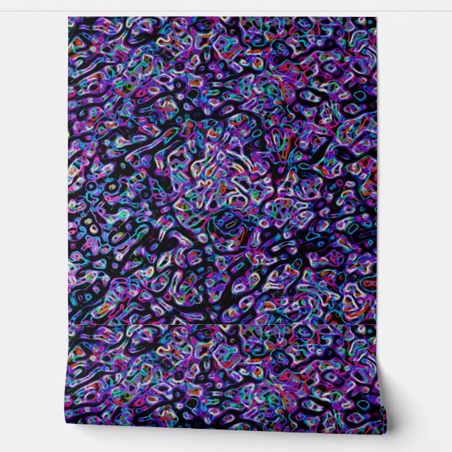 Neon Symphony Design Tapete (Abrollen)