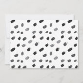 Neon T-Rex Dinosaur Geburtstagsparty Einladung (Rückseite)