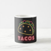 Neon Tacos Symbol Kaffeetasse (Mittel)