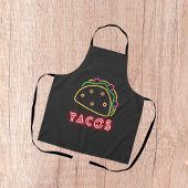 Neon Tacos Symbol Schürze
